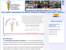 Tablet Screenshot of branchburgeducationfoundation.org